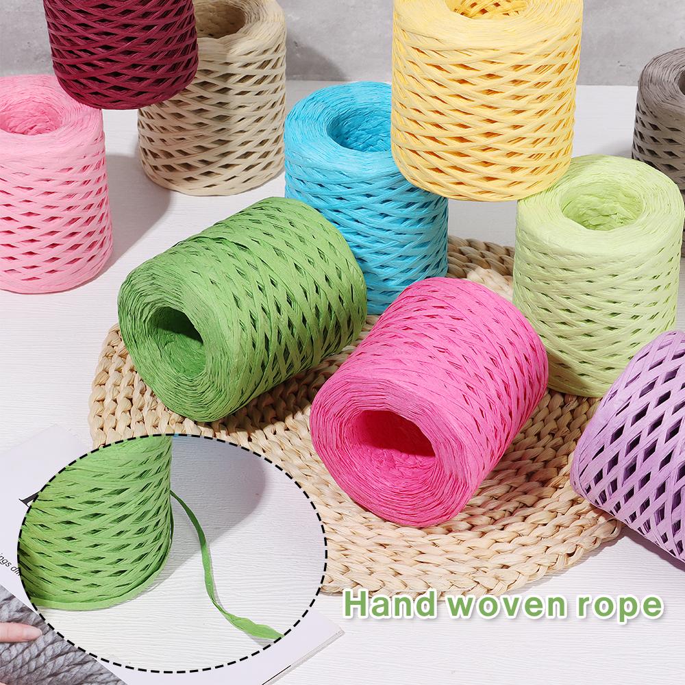 Friendly Used For Weaving Hats Lafite Packaging Tape Braided Rope Decorative Rope Manual