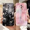 For Vivo S1 Pro (1920) / S1 (1907) Beautiful Bow Rose Painting Phone Case For Vivo S1 S1Pro Soft Silicone Shockproof Cases
