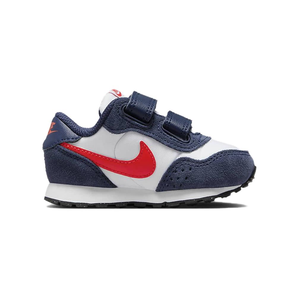 Nike MD Valiant Удобные Универсальные Нескользящие Износостойкие Кроссовки для Ходьбы Детская Обувь Синий Белый Красный CN8560-409