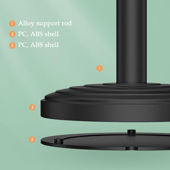 Mobile Phone Holder Universal Table Cell Phone Stand Retractable Adjustable Phone Mount for Live Broadcast Video