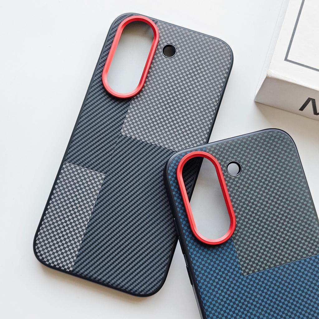 Чехол для POCO X8 Pro Max Redmi Turbo 5 Max с текстурой из арамидного волокна Kevlar, защита от отпечатков пальцев, кожаный противоударный чехол