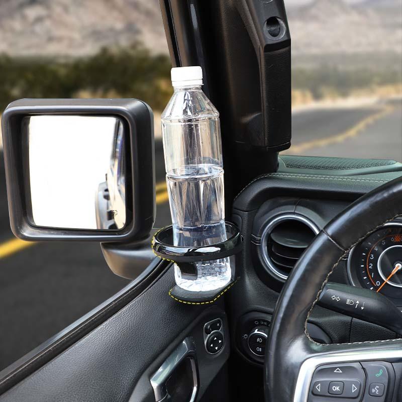 Front Door Water Cup Bracket Holder Rack Support Stand For Jeep Wrangler JL For JT Gladiator 2018 Up Car Interior Acessories