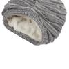 Winter Slouchy Beanie Hat With Fleece Lined, Knit Warm Soft Stretch Chunky Skull Cap For Men And Ladies Women Ponytail