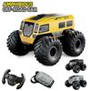 Q210 Amphibious Waterproof Rc Car Dual Control 4WD Off-road Remote Control Vehicle 2.4G Electric Climbing Crawler Toys for Kids