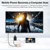 TYPE-C To HDMI + USB 3.0 3-in-1 Converter Mobile Phone Laptop On The Same Screen