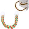 Bird Chew Toy, Bird Parrots Stand U Shape Bird Rope Perch for for Bird
