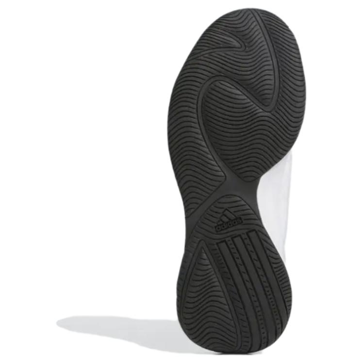 adidas Удобная и легкая амортизация для игры в передней зоне, износостойкие низкие мужские баскетбольные кроссовки, Белый Черный ID8589