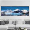 Пейзаж Снежная Гора Озеро Холст Картина Природа Плакаты и принты Настенные Художественные Фотографии Спальня Гостиная Домашний Декор Без Рамки