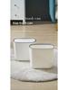 Compact Press-Top Trash Can for Bathroom, Bedroom, or Kitchen