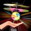 Gesture-Controlled LED Hovering Toy Ball - Rechargeable Indoor Aircraft for Kids