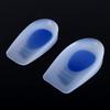 1 Pair Silicon Gel Heel Cup Cushion Heel Support Insoles Pad 2 Sizes
