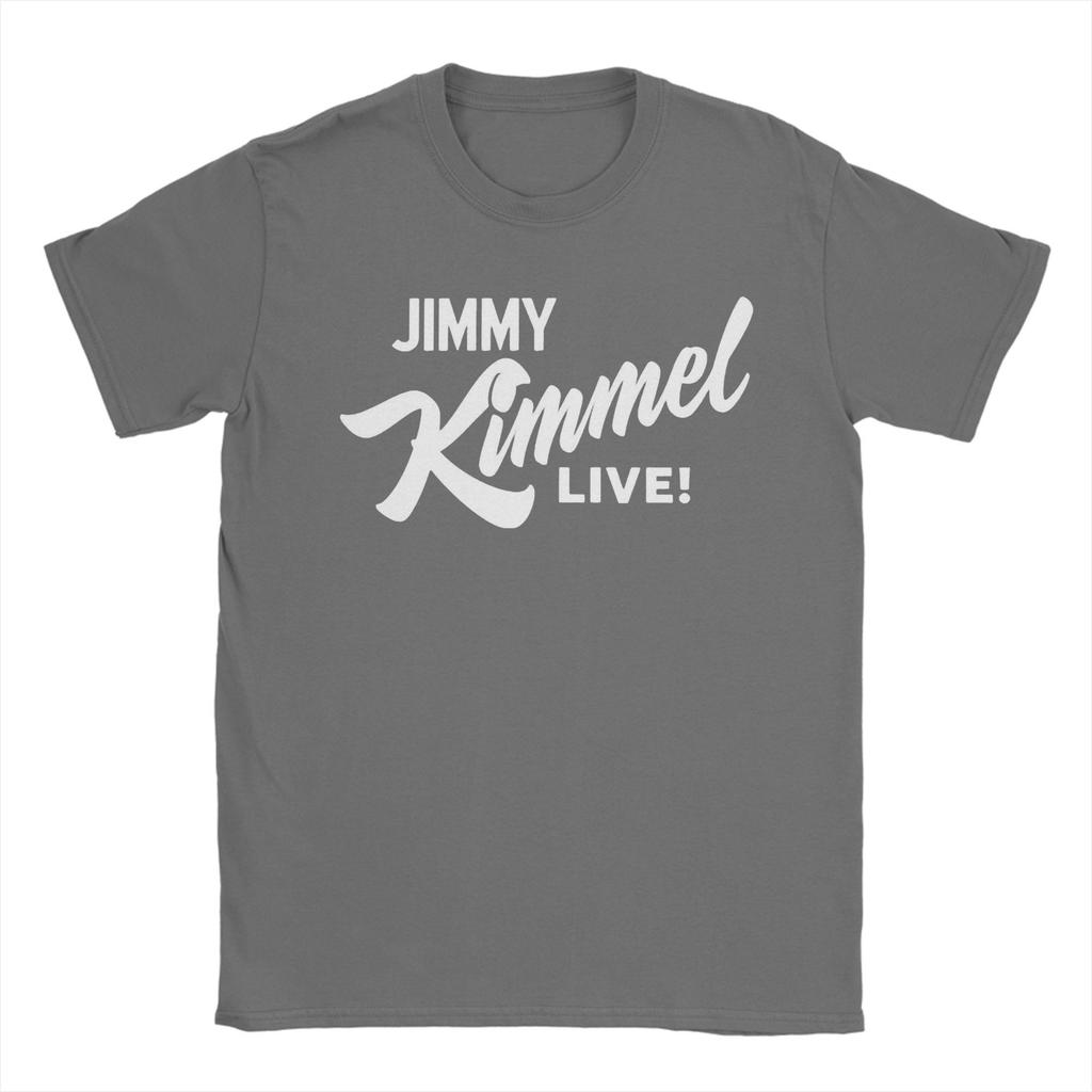 Jimmy Kimmel Live Men's T Shirt Funny Tees Short Sleeve Round Neck T-Shirt Pure Cotton Gift Tops