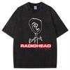 Стильная ретро-футболка Radiohead The Bends для мужчин и женщин, модная, хип-хоп, готическая, оверсайз, хлопковая, повседневная, мужские футболки