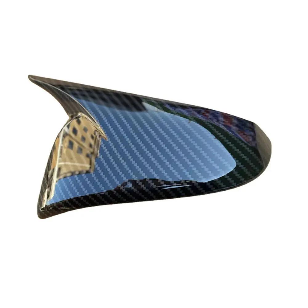 Для Toyota Highlander 2014-2020 Крышка бокового зеркала заднего вида автомобиля Накладка на крыло Наружная наклейка на дверь автомобиля Чехол Накладка Вид карбонового волокна