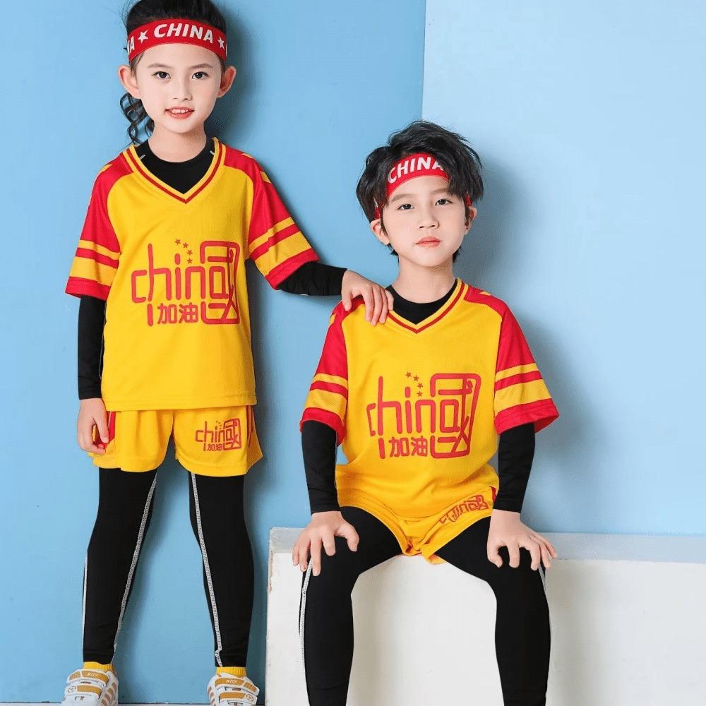 New Soccer Uniform Set Student Kids Summer Jersey College Student Training Competition Team Uniform Comfortable Jcn07