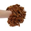 Fluffy Velvet Hijab Scrunchies Plain Big Hair Ring Tie Bun Clip Flexible Rubber Band Headwear