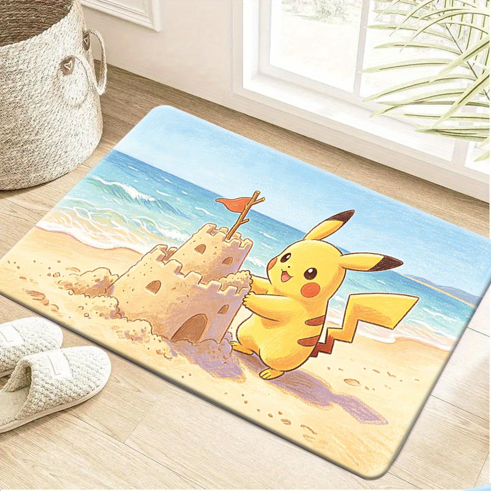 Pokemon Pixel Ash Ketchum Starters Cave Print Non-Slip Floor Mat Doormat
