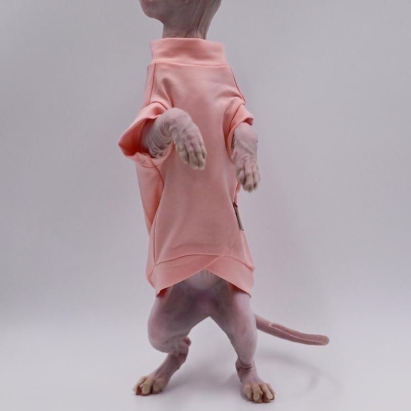 DUOMASUMI Sphynx Cat Clothing, Thin, Hairless, Breathable, Anti-drop Clothes for Cats, Summer