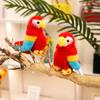 Simulation Plush Toy Parrot Bird Plush Stuffed Doll Children's Toy Cute Animal Birthday Toy Christmas Party Gift For Children