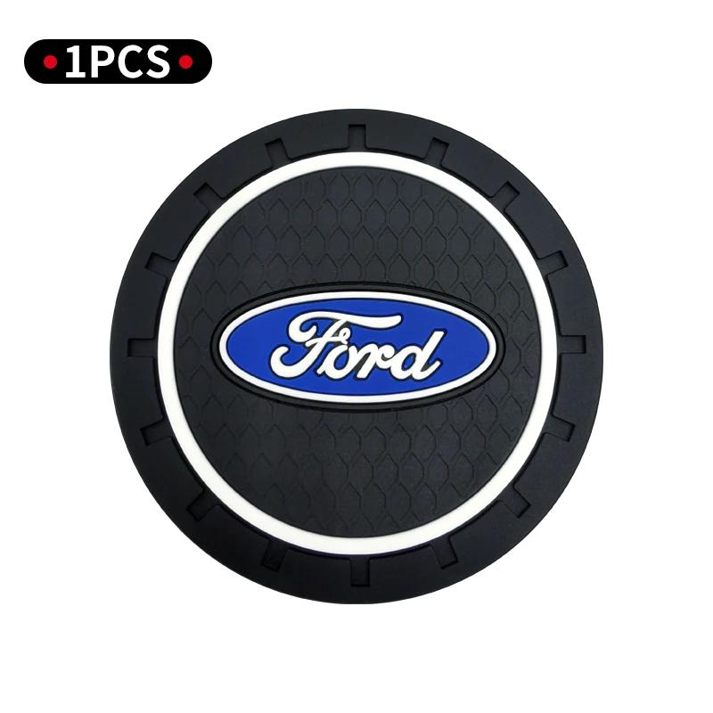 New Anti Slip Mat Car Coaster Durable Car Cup Holder Coaster Dust-proof Protection For Ford Fiesta Mondeo Fusion Explorer Escape