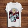 One Punch Hero Saitama OK Man Funny Anime Graphic T‑Shirt Men Women White Casual Crew Neck Short Sleeve Unisex Soft Cotton Streetwear Daily Tops