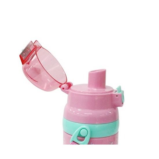 Reburn Sweet and Sour Catch Tiniping Safe Lock One-Touch Strap Water Bottle, a Popular Character In Korea