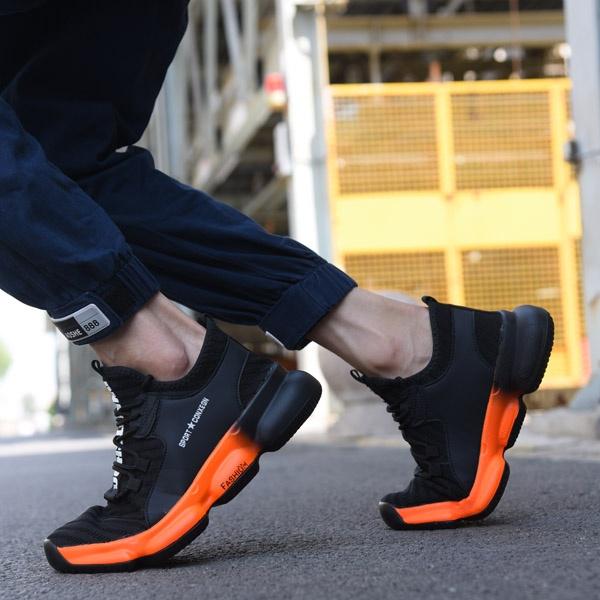 Дышащая защитная обувь Рабочая обувь Мужская защитная обувь с защитой от ударов Защитная обувь со стальным носком