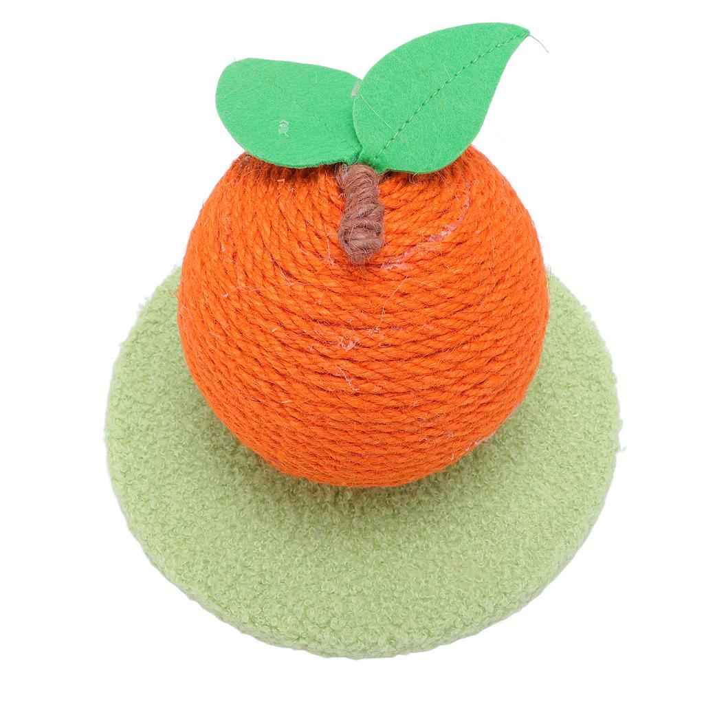 Orange Cat Scratching Post Interactive Cute Cat Scratcher with Scratching Board Multifunctional Cat