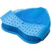 Foot Brush and Foot Washing Mat (Cleans with Upper and Lower Brushes) Healthy Foot Washer, Aqua Blue, Foot Care Gift, Made In Japan, Daimei