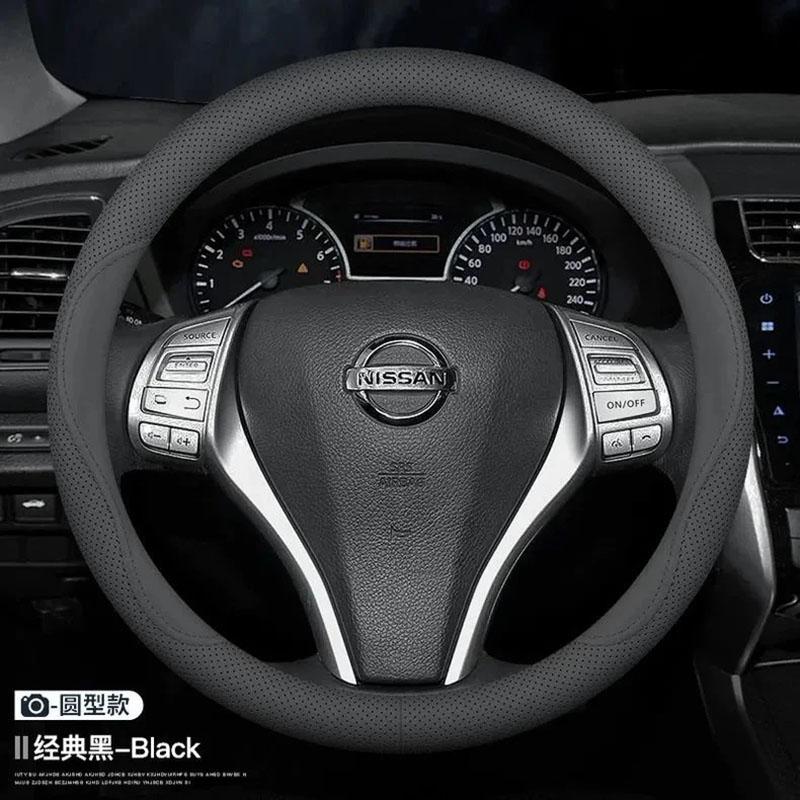 Car Steering Wheel Cover For Nissan Qashqai J10 J11 Juke X-Trail Note Leaf Sentra Altima Maxima Micra TIIDA Teana Murano Patrol SS11