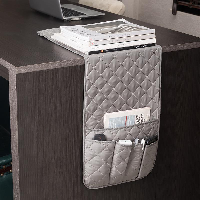 Сумка-органайзер для журналов и пульта дистанционного управления из ткани - прикроватная тумбочка/стол/диван, подвесное хранение