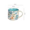 450ML Handmade Flower and Bird Pattern Design Ceramic Mug Coffee Cup Milk  Mug Home Office Breakfast Oatmeal Cup Ceramic Tea Mug