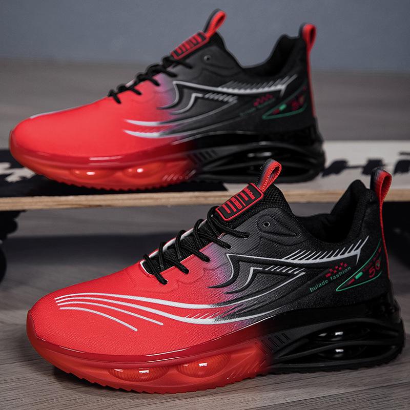 Новые повседневные мужские дышащие сетчатые спортивные кроссовки для бега, легкие и модные мужские спортивные кроссовки