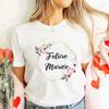 EVJF Future Bride Tshirt French Bridal Wedding Team Bride Tops Unisex Bachelorette Hen Party Tshirt Floral Bridesmaid Tees