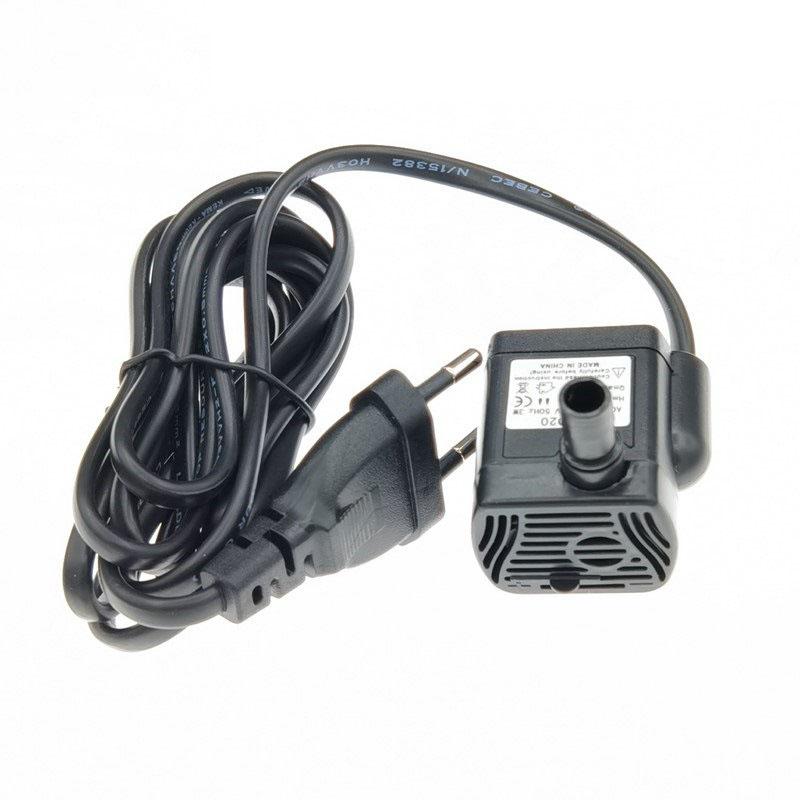 Ультра тихий 3 Вт переменного тока 220 В 110 В вилка EU US Mini Water Pump Расход воды Водонепроницаемый Бесщеточный фильтр для воды для аквариума Фонтан инструменты