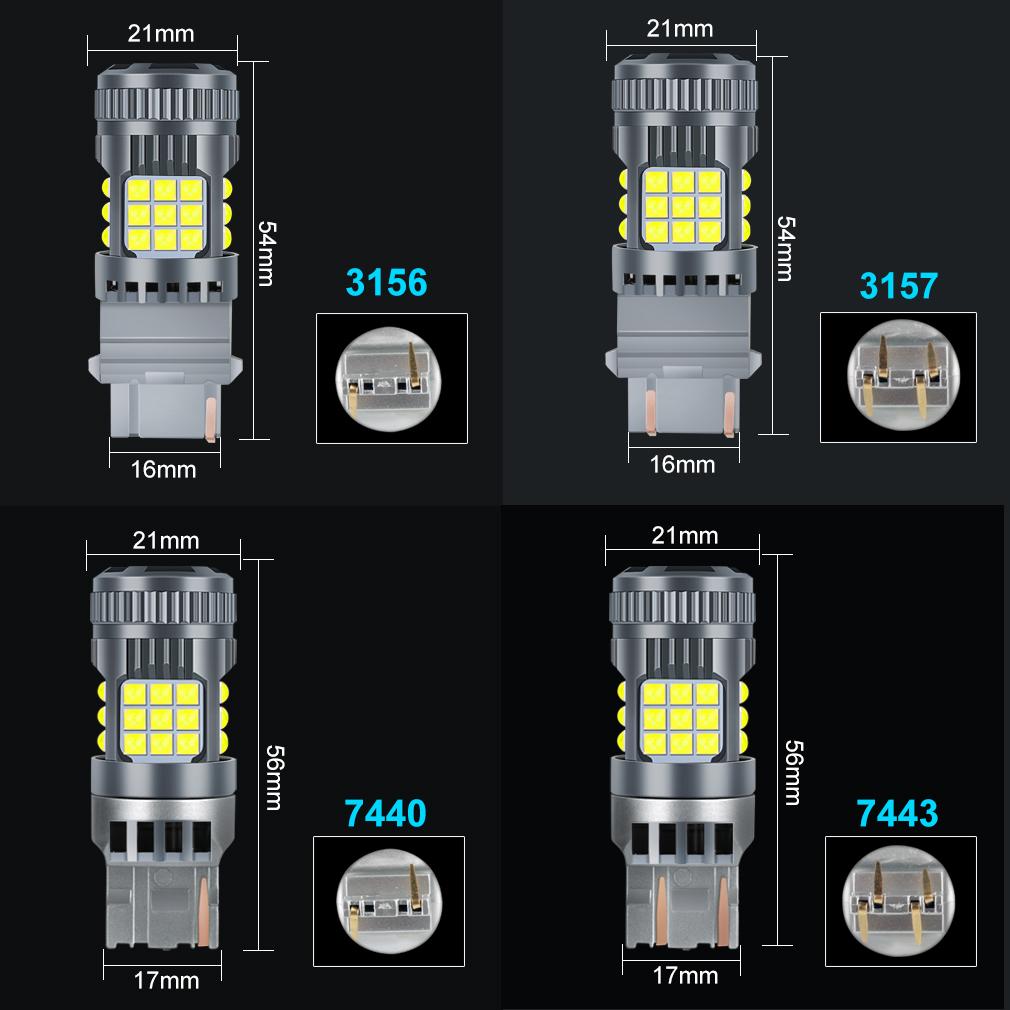 2 шт. P21W светодиодные лампы Canbus 1156 BA15S BAU15S PY21W 1142 BA15D T20 W21W W21/5W T25 P27W P27/7W 3030SMD Вентилятор Автомобильный указатель поворота без ламп с гипервспышкой