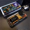 Advanced Circuit Board Electroplate Silver IMD Phone Case For iPhone 16 15 14 13 12 11 Pro Max 7 8 16 Plus 16E SE X XS XR Cover