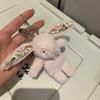 High Quality Fun Marshmallow Keychain Cotton Candy Two Tone Cute Two Tone Keychain Bag Accessories Dolls Xmas Gifts