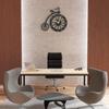 Gold Needle Numerals Cycle Shape Metal Analog Wall Clock for Home & Office | Big Size Stylish Latest Home Decor