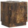 Nightstand Smoked Oak 43 x 34.5 x 47 cm Engineered Wood