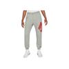 Logo Fashion Comfortable Cuffed Knit Sports Pants Men Bottoms Gray DD9750-002