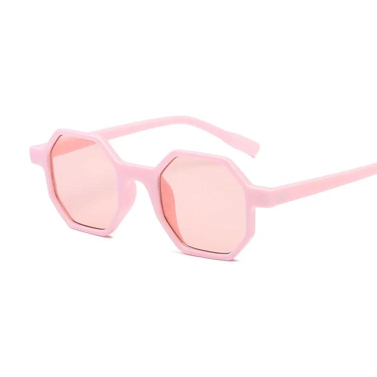 Retro Style Sunglasses UV400 Male Green Brown Polygon Ladies Sun Glasses for Men Summer New Eyewear