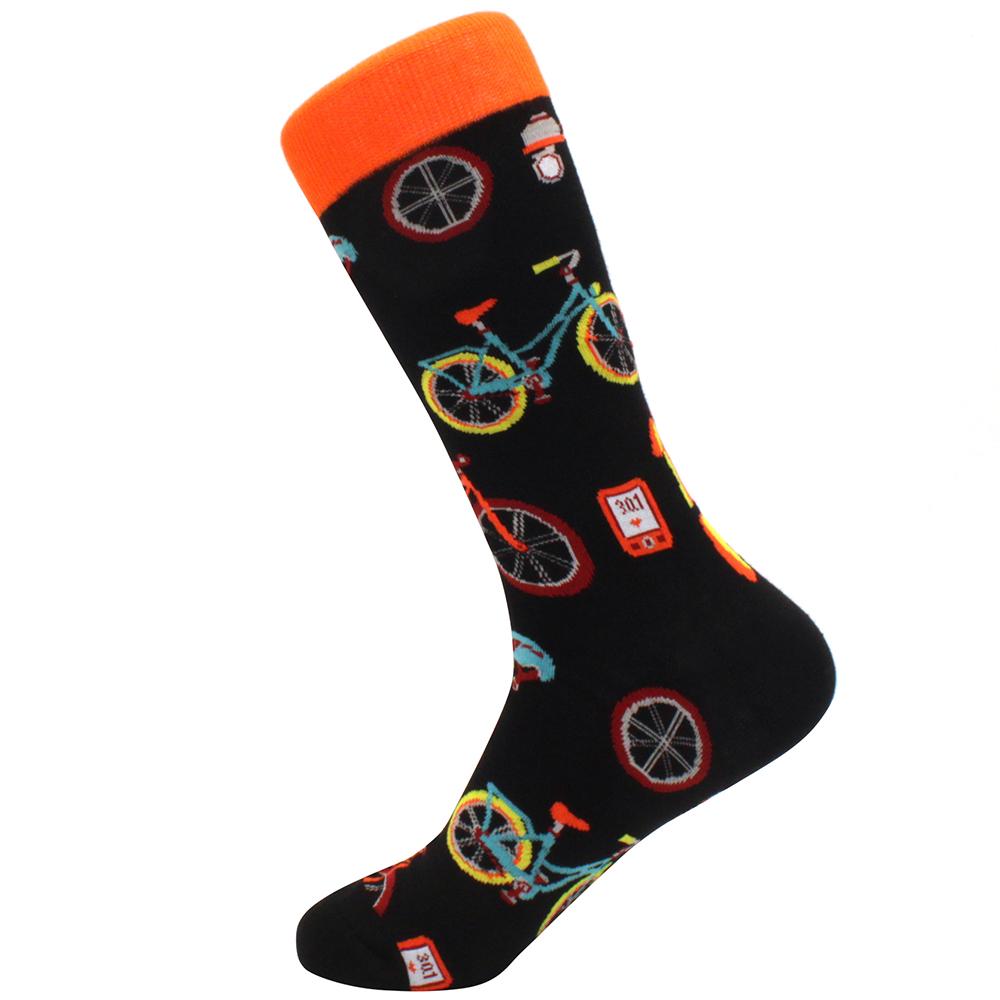 Яркие мужские зимние носки гребенной хлопок мягкие теплые смешные счастливые мужские женские длинные носки Calcetines de hombre деловые