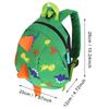 Милый мультяшный динозаврик детский ремень безопасности рюкзак малыш анти-потеряшка сумка школьный портфель (зеленый)