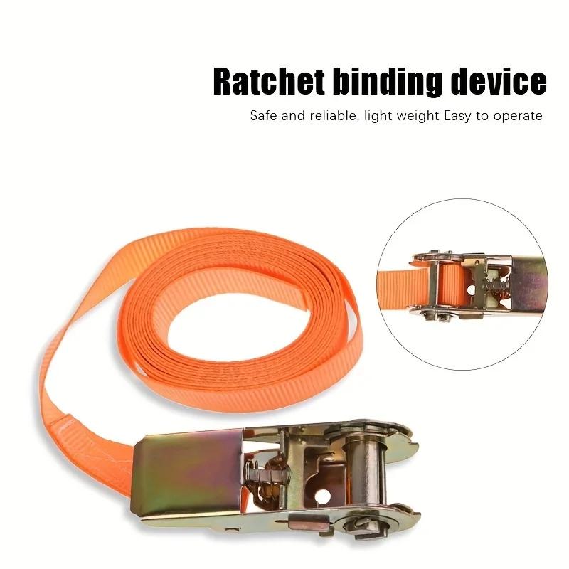 Durable 200/300cm Ratchet Cargo Strap - Versatile Usage for Outdoor Camping & Luggage