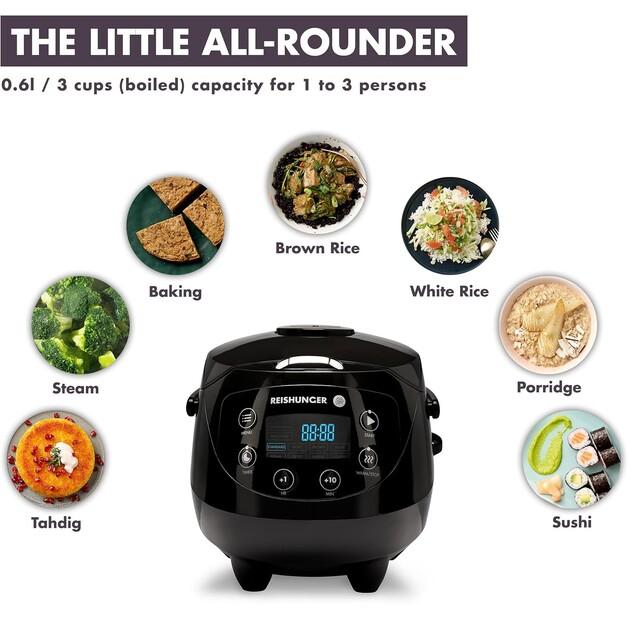 Рисоварка Reishunger Digitaler Mini, белая (542-MDRK)