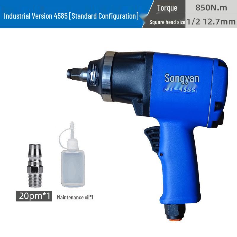 Songyan 4585 High-Efficiency 1/2” Pneumatic Wrench for Auto Repair & Tire Removal