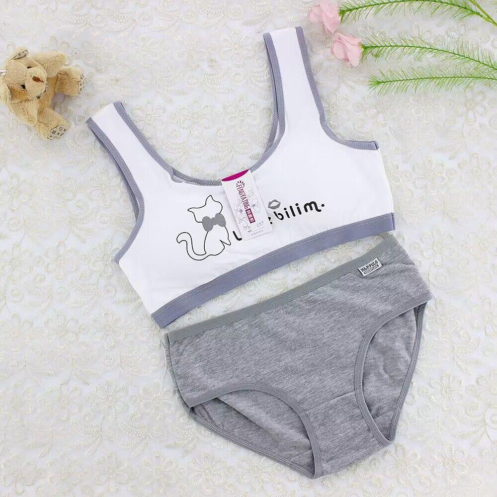 Bra for Kids Cotton Training Bra Girls Teens Underwear 8-14Years