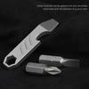 Монтировка Открывалка для бутылок Титан Цинк Цинковый сплав Снаряжение для кемпинга Мини уличные инструменты Аксессуар