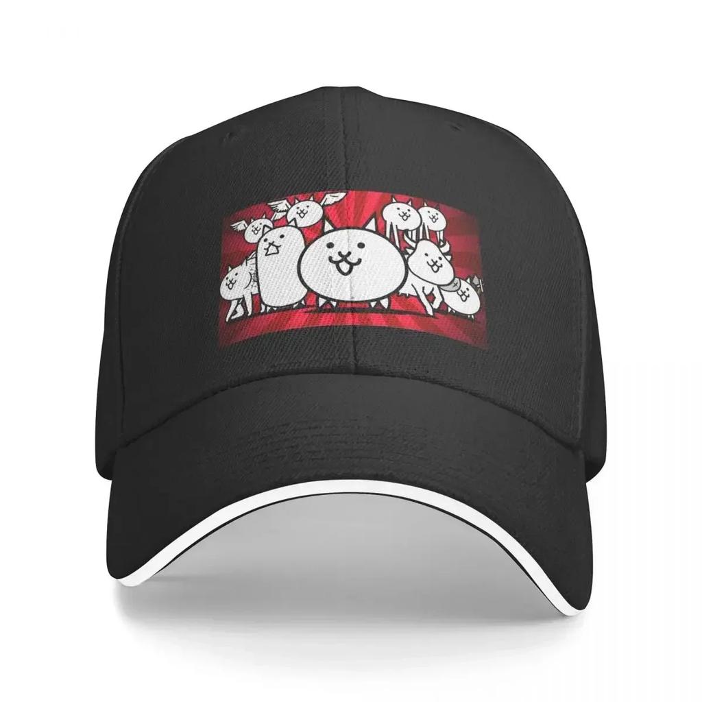 Nyanko Great War Battle Cats Кепка Модная Повседневная Бейсболка Регулируемая Кепка Хип-Хоп Летняя Унисекс Бейсболки